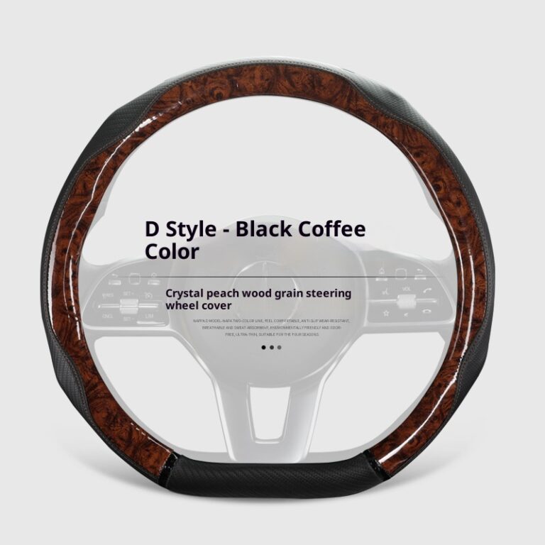 Elevate Your Drive with the Crystal Rosewood Car Steering Wheel Cover