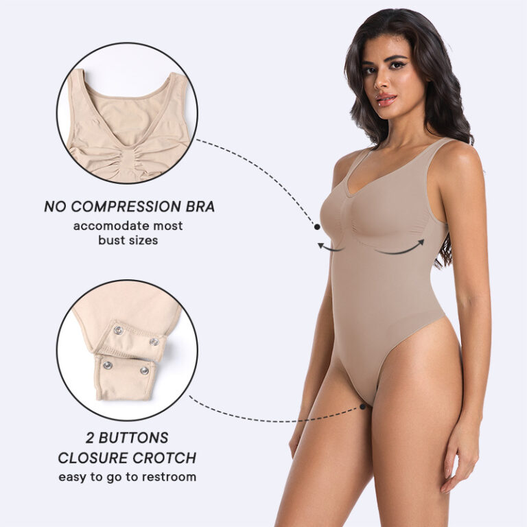 Feel Confident Every Day with Our Seamless Thong Full Body Shapewear