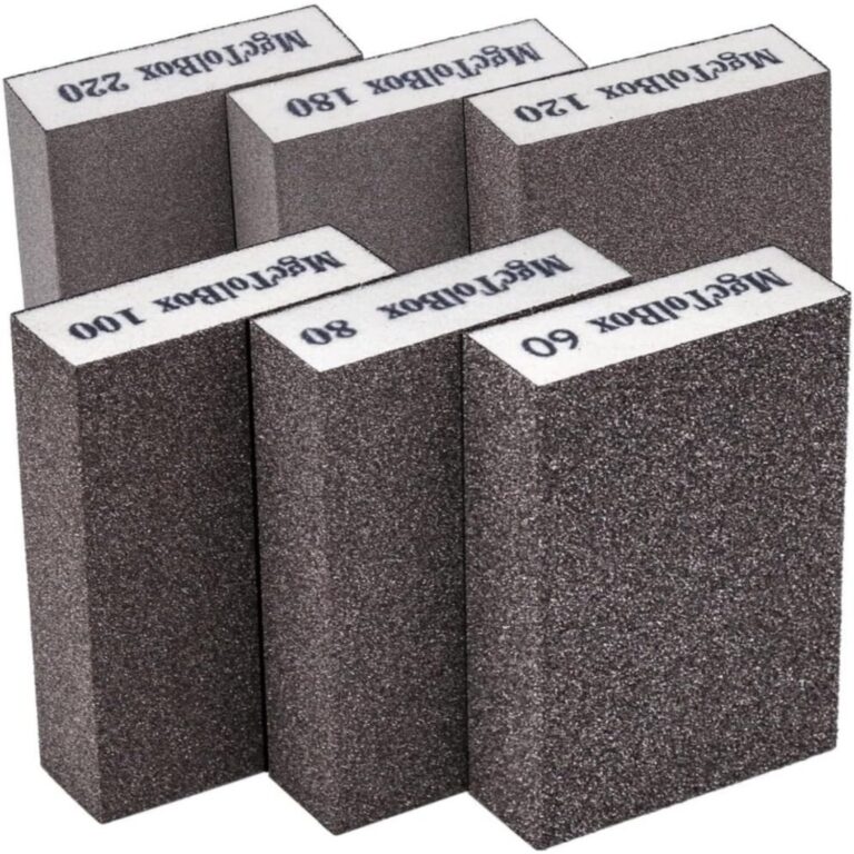 Transform Your Crafting with the 6-Piece Set of Assorted Sanding Sponges