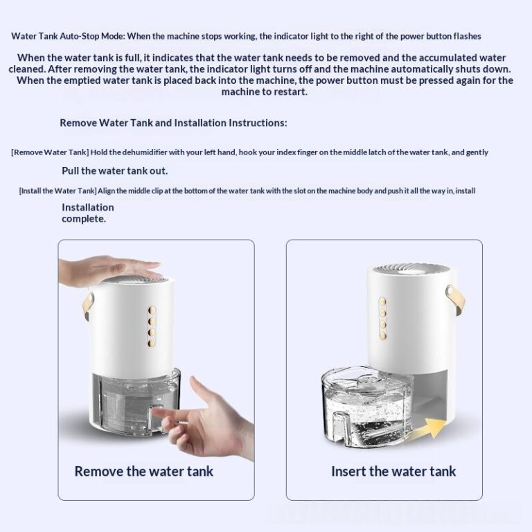Transform Your Living Space with the Household Mini Dehumidifier
