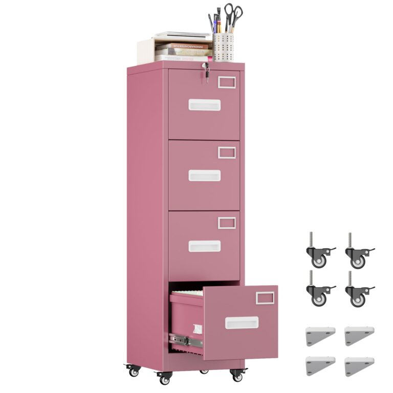 Unleash Style and Functionality with the METAN 4 Drawer File Cabinet