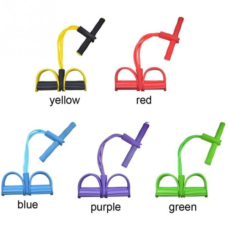 Get Fit at Home: The Natural Latex Foot Pedal Elastic Pull Rope