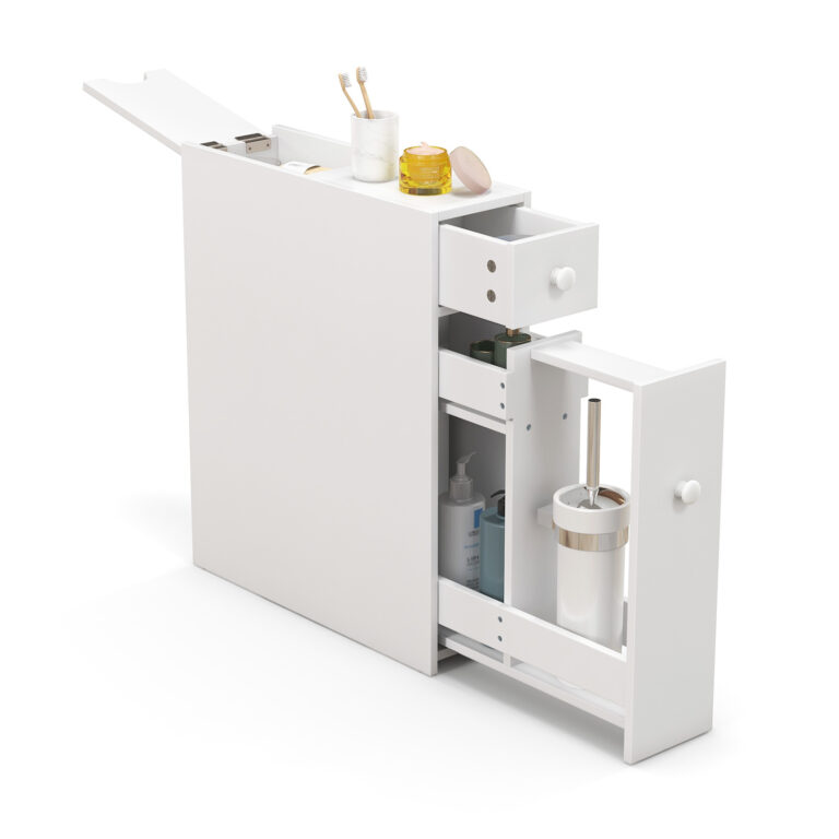 Transform Your Space with the White Bathroom Cabinet Space Saver