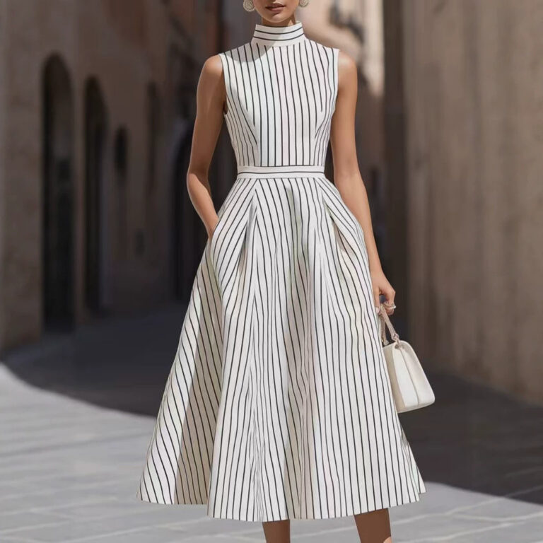 Embrace Effortless Elegance with the Women’s Sleeveless Long Casual Dress
