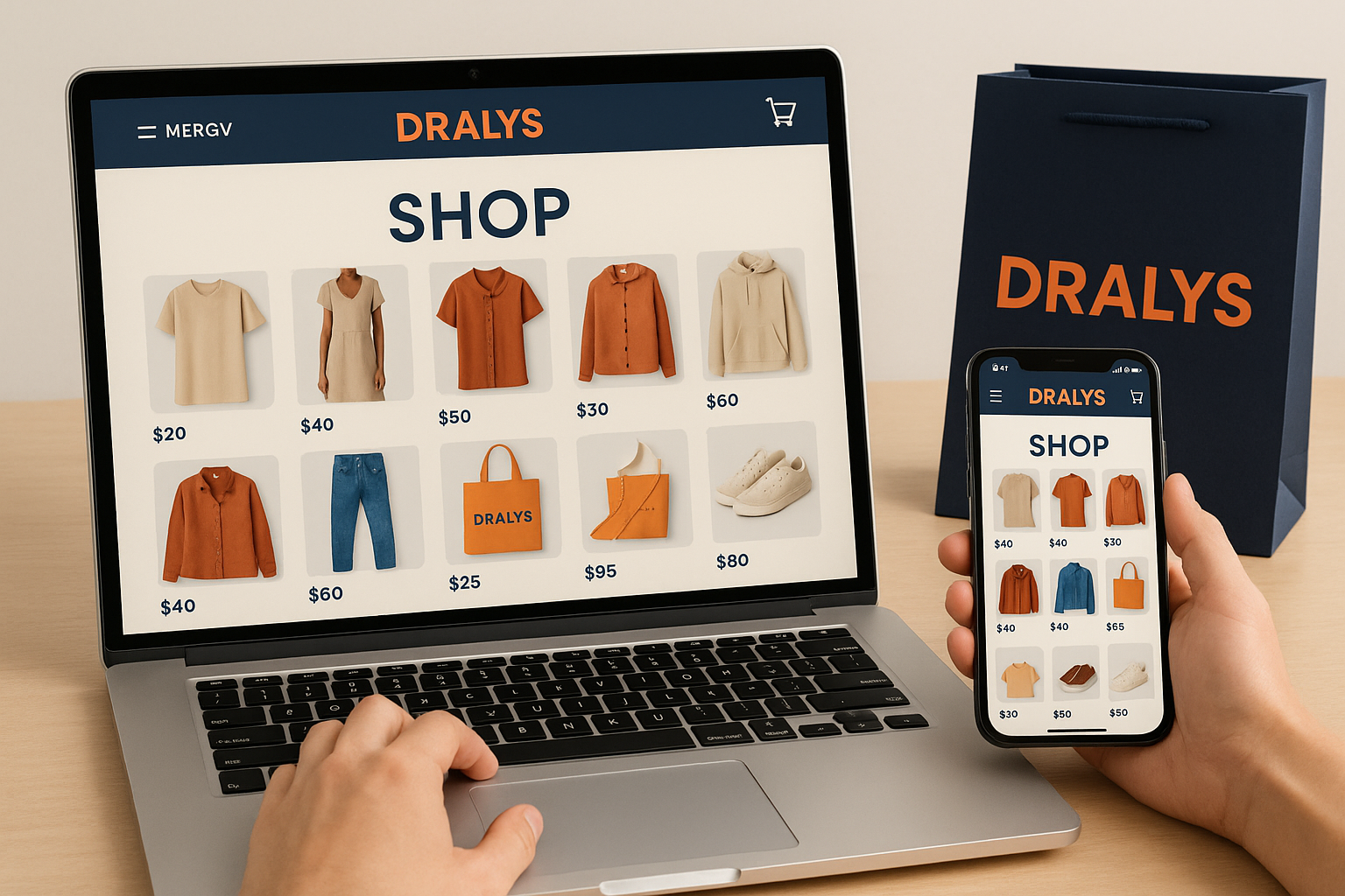 Dralys shopping experience