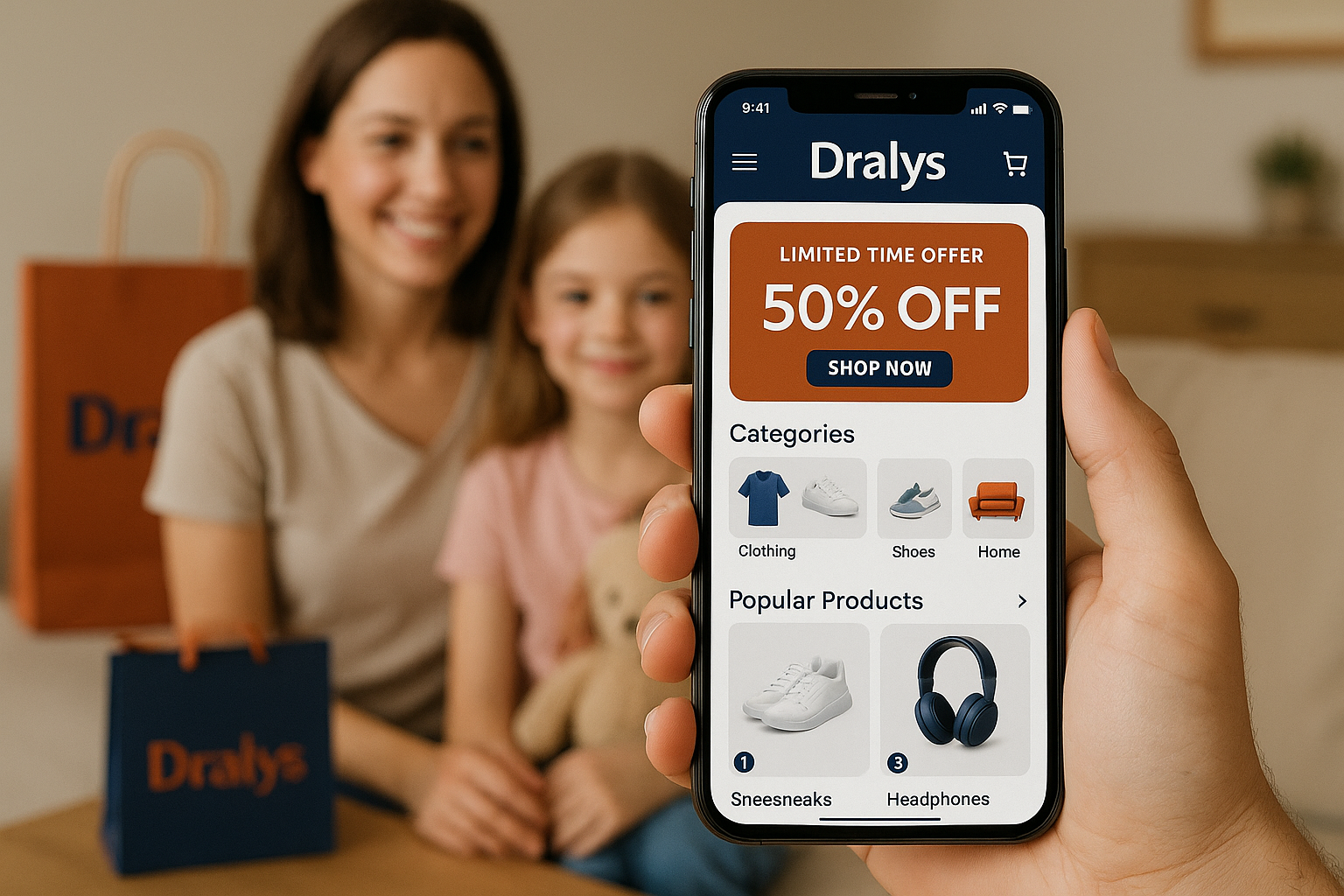 Dralys shopping experience