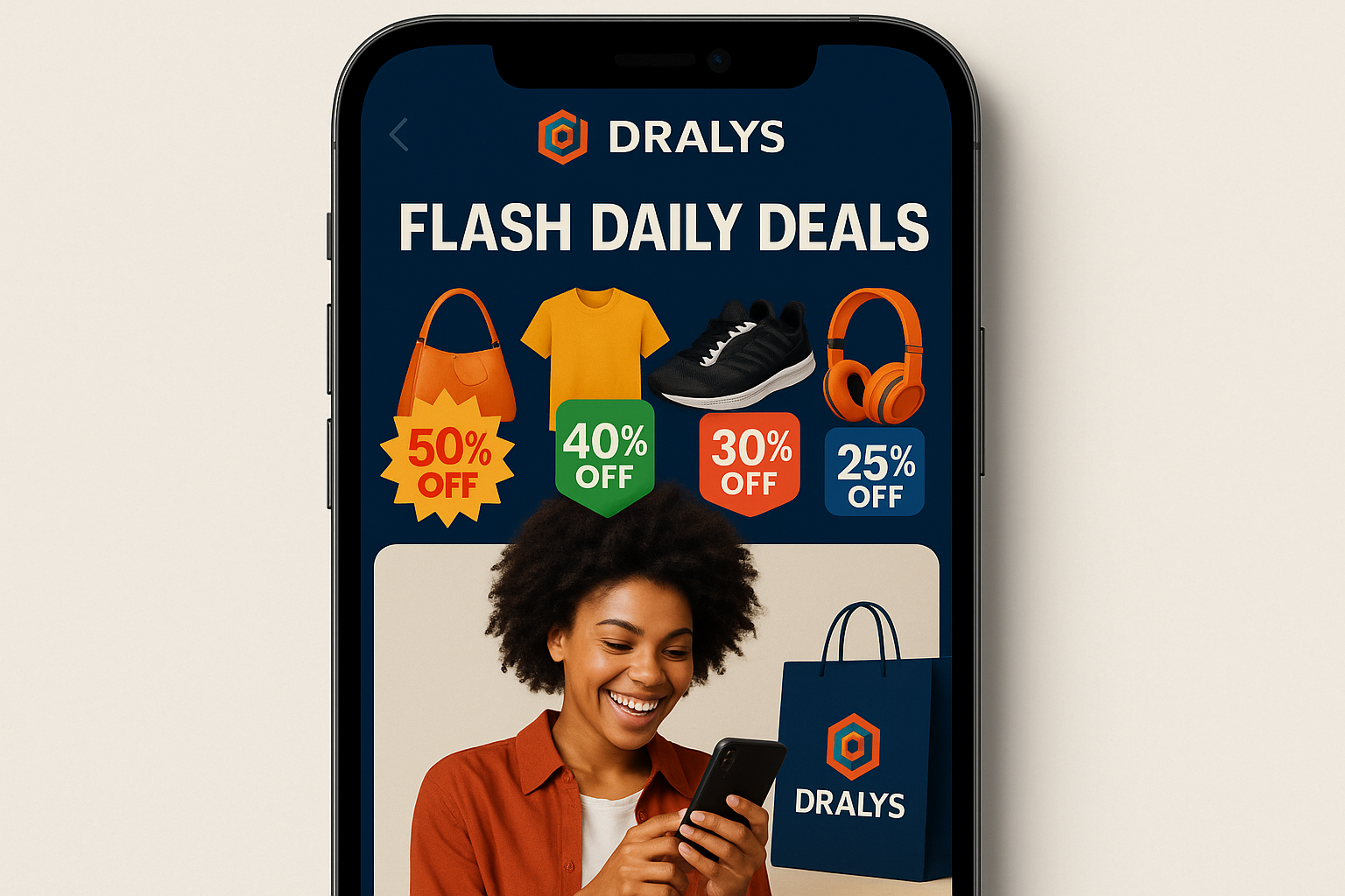 Dralys shopping experience