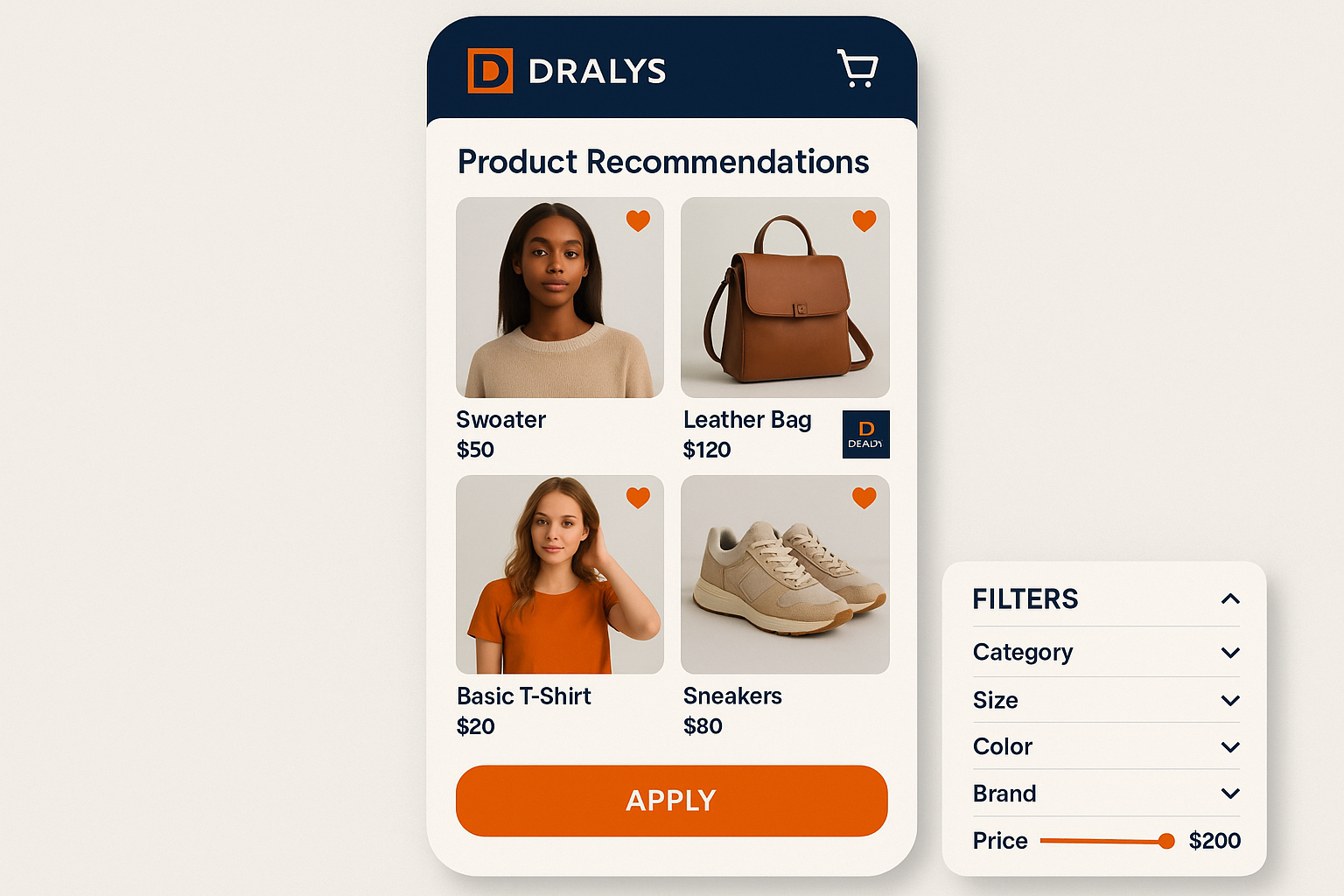 Dralys shopping experience
