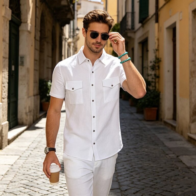 Elevate Your Wardrobe with the Men’s Hawaiian Linen Shirt