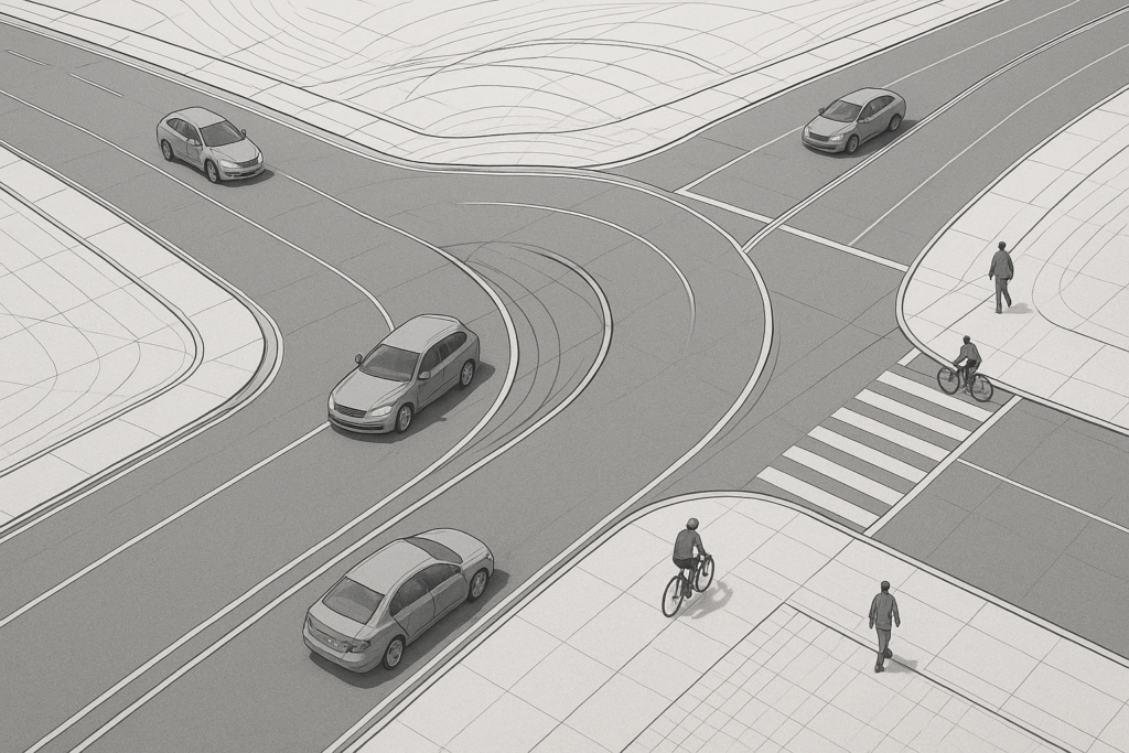 How Road Geometry Influences Traffic Flow and Enhances Safety