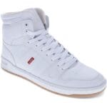 Levi's Mens 521 BB Hi Pebbled UL Vegan Synthetic Leather Casual High-top Sneaker Shoe