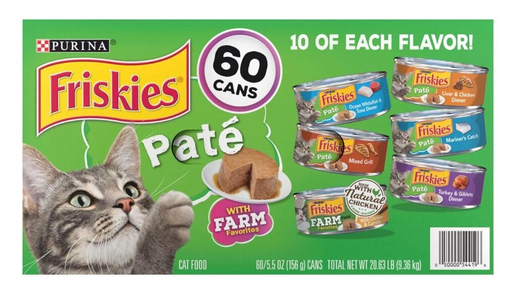 Purina Friskies Pate Wet Cat Food Variety Pa