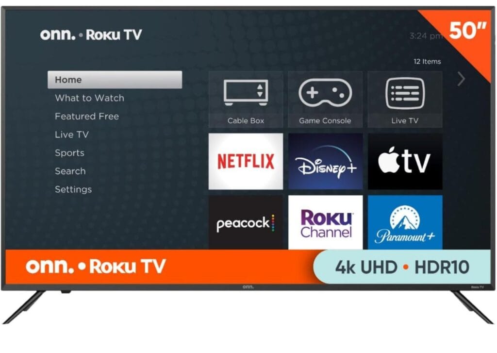 Onn 50-Inch Class 4K Ultra HD LED Smart TV HDR (2160p)