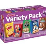 Kellogg's Assorted Cereal, Variety Pack, 25 pk.