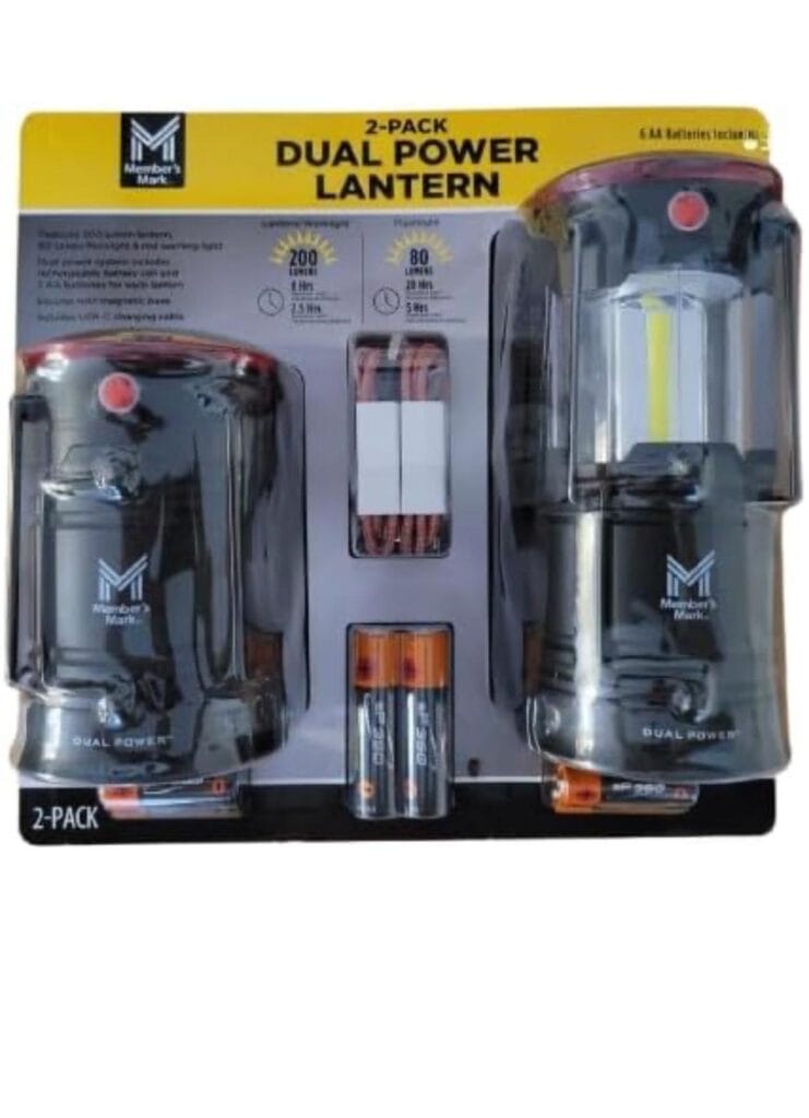 200 Lumens Dual Power LED Lantern light