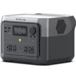 EF ECOFLOW Portable Power Station RIVER 2 Max 500, 499Wh LiFePO4 Battery/ 1 Hour Fast Charging,