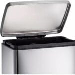 Tramontina 13 Gal Step Trash Can, Stainless Steel