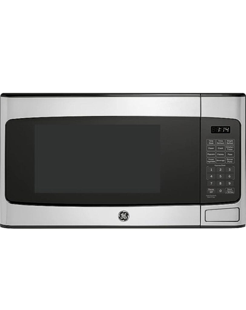 GE GCST11X1WSS Microwave Oven, 950-watt 6 Auto Cooking Settings,
