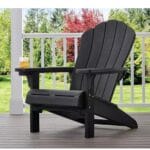 Outdoor Everest Adirondack Chair with Integrated Cupholder (Graphite