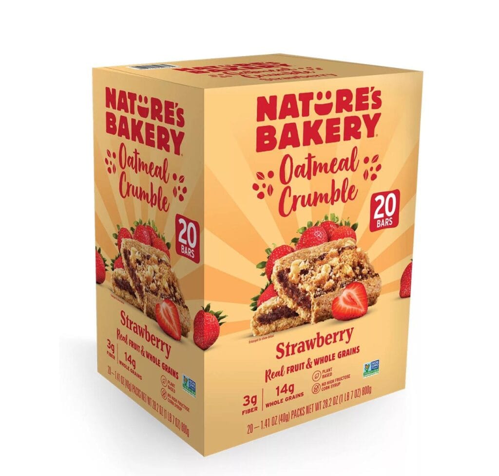 Nature's Bakery Oatmeal Crumble Strawberry, 2 oz., 20 ct. Snack