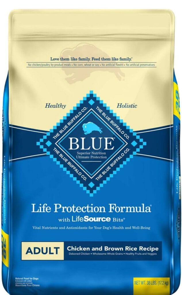 Blue Buffalo Life Protection Formula Natural Adult Dry Dog Food, Chicken & Brown Rice (38 Lbs.)