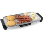 Ceramic Coating Griddle, Gray, Nonstick, New electric cooker