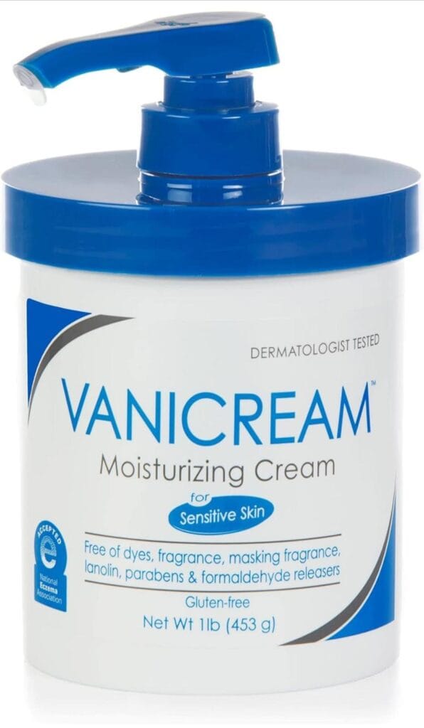 Vanicream Moisturizing Skin Cream with Pump Dispenser - 16 fl oz (1 lb) - Moisturizer Formulated Without Common Irritants for Those with Sensitive Skin