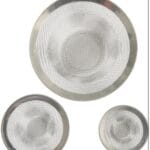 Stainless Steel Mesh Strainers, Set of 3, Large 11.5 in, Medium 8 in, Small 5 in