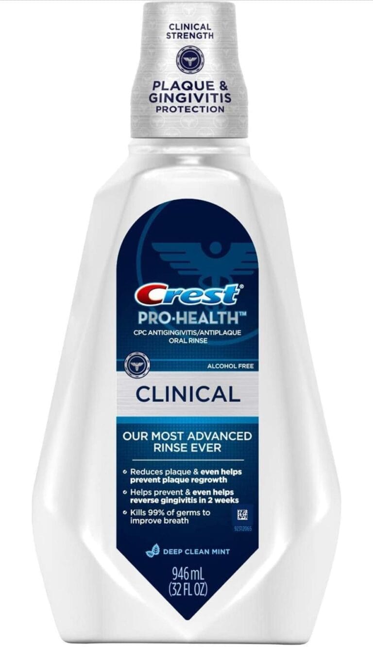 Crest Pro Health Clinical Cpc Antigingivitis/Antiplaque Deep Clean Mint Rinse 946 Ml