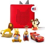 Toniebox Audio Player Disney Starter Set Bundle with Woody, Lightning McQueen, Simba,