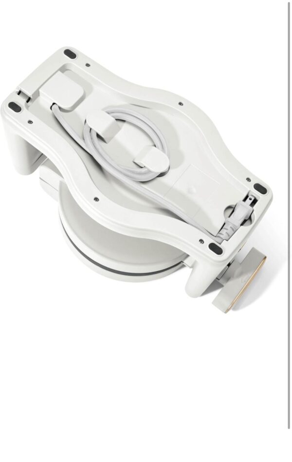 Rotating Belgian Waffle Maker, Black, by Drew Barrymore Flower, Makes 1-Inch Thick Waffles, Stainless Steel (White Icing)