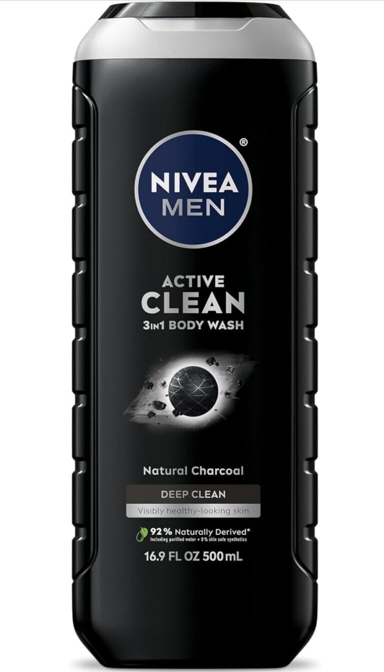 NIVEA Men Active Clean Body Wash, 16.9 Ounce