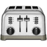 Cuisinart 4 Slice Toaster Oven, Brushed Stainless, CPT-180P