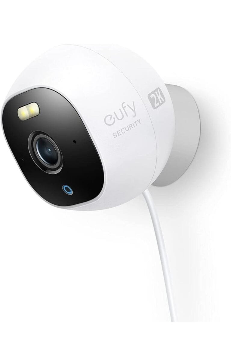eufy Security Outdoor Cam E220, All-in-One Outdoor Security Camera with 2K Resolution,