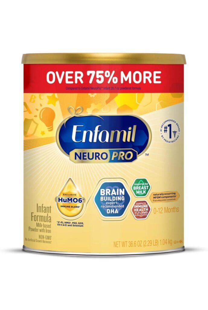 Enfamil Neuropore Baby Formula, MFGM* 5-Year Benefit milk,
