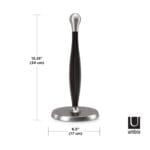 Modern Kitchen Roll Holder Paper Towel Holder with Weighted Base Sturdy Durable