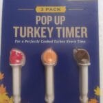 Pop up Turkey Timer 3 pack Turkey, Pumpkin, Nut tops