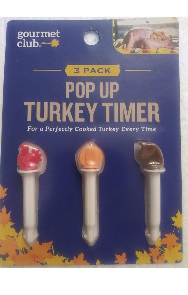 Pop up Turkey Timer 3 pack Turkey, Pumpkin, Nut tops