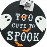 Welcome Halloween Decorations, Halloween Decor, Halloween Sign, Family Name Sign, Custom Halloween Ghost Door Sign, Boo Pumpkin Door Sign, Spooky Season Round Wood Sign