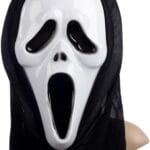 Halloween Scary Masks, Scream Masks, Cosplay Costume Masks, Party Masquerade Prop Masks with Adjustable Straps