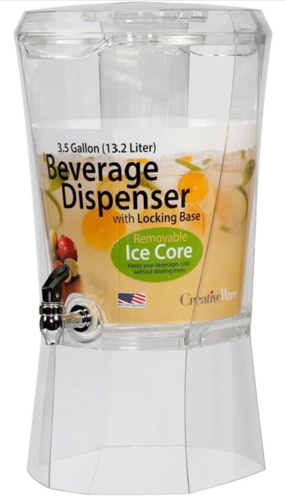 Crystal 3.5 Gallon Beverage Dispenser