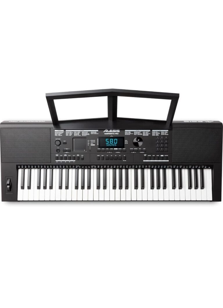 Alesis Harmony 61 Pro – 61 Key Keyboard Piano with Adjustable Touch Response, USB Midi, 580 Sounds, X/Y Performance Touchpad with DJ-Style FX