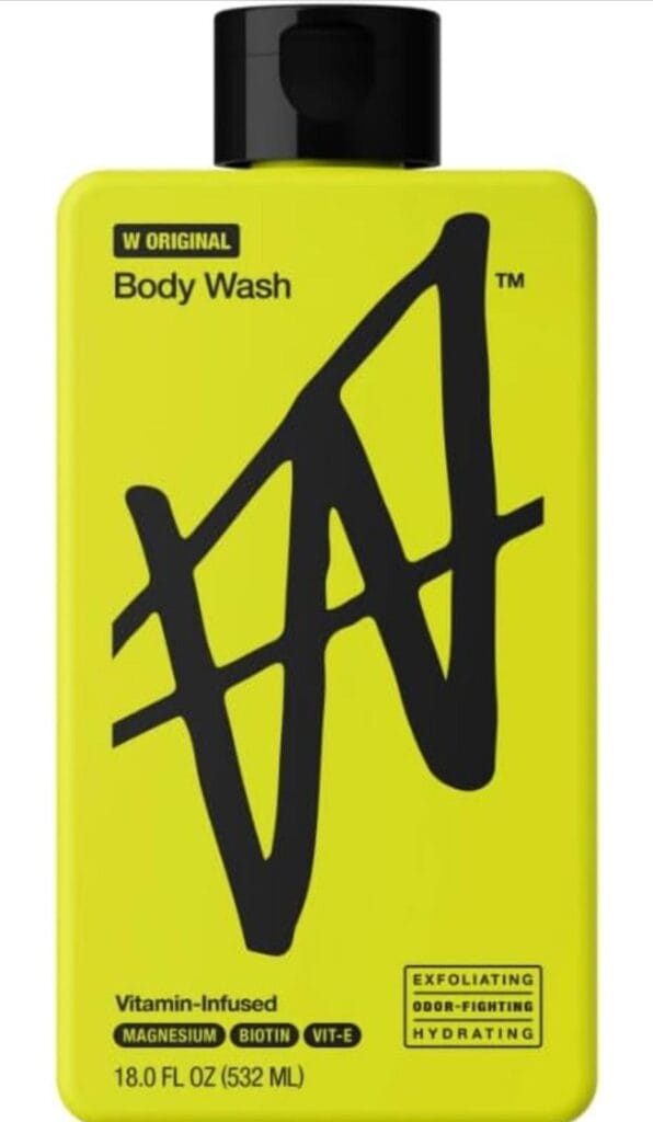 W By Jake Paul Body Wash - Exfoliating - Hydrating - W Original