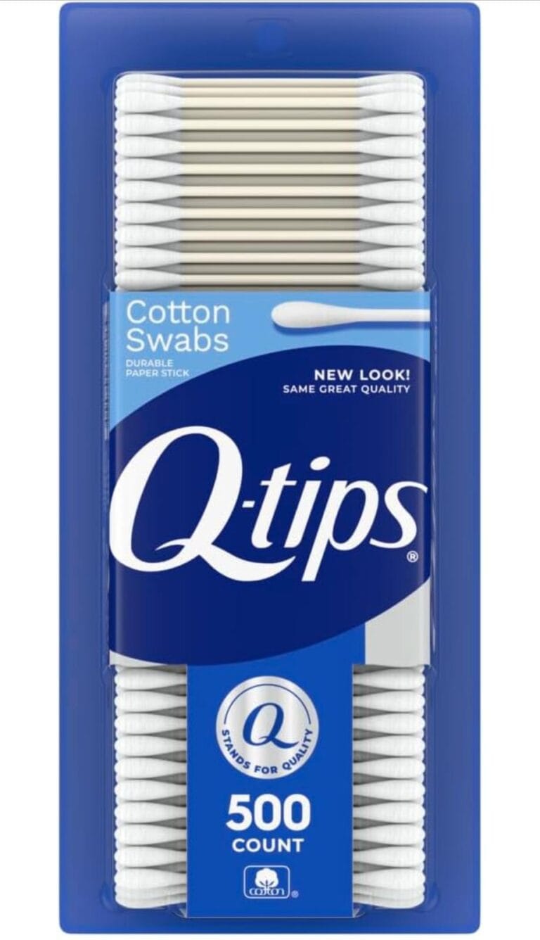 Q-tips 500 Cotton Swabs For Hygiene and Beauty Care Original Cotton Swab Made With 100% Cotton 500 Count