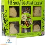 Halloween Spooky Shaped Decorating Cookie Kit - 16ct, Bundled With a Joy Bringers Fridge Magnet