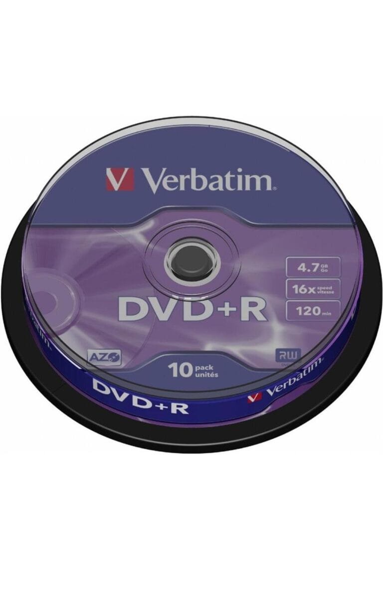 Verbatim 43498 DVD+R 16x Non-Print 10pk