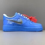 Air Force OW Blue and silver