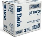 Chevron Delo ADF 10W-30 Heavy Duty Synthetic Blend Diesel Motor Oil, 1 Gallon