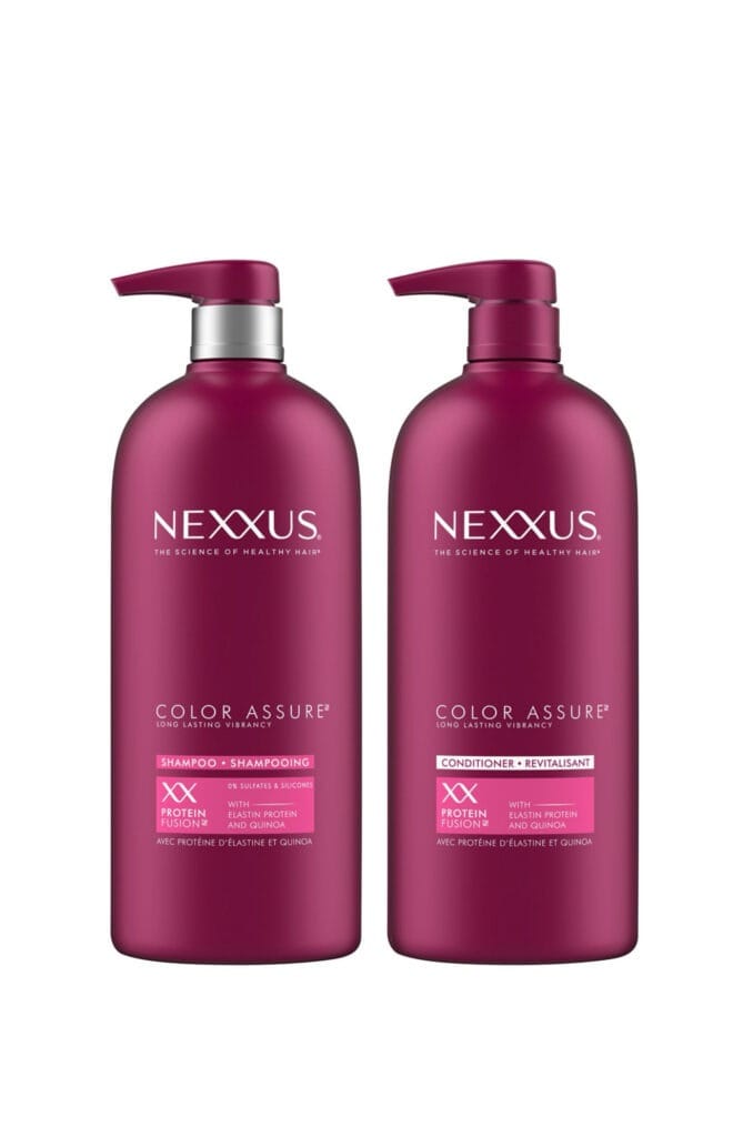 Nexxus Color Assure Shampoo and Conditioner Enhances Color Vibrancy ,32 fl .oz. 2 pc