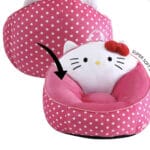 Hello Kitty Kids' Compressed Foam Bean Bag Chair, Pink
